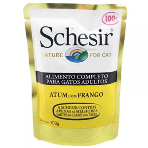 Schesir Nat Cat Atum 100G - Sachê