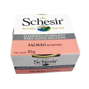 Schesir Nat Cat Salmao Natural 85G - Lata