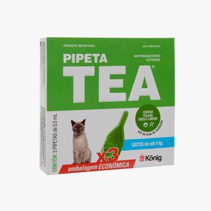 Pipeta Tea X3 Gato até 4 kg 0,5 ml