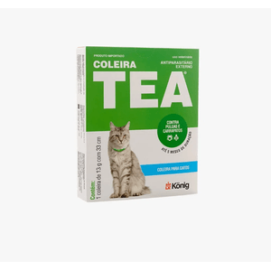 Coleira tea gato
